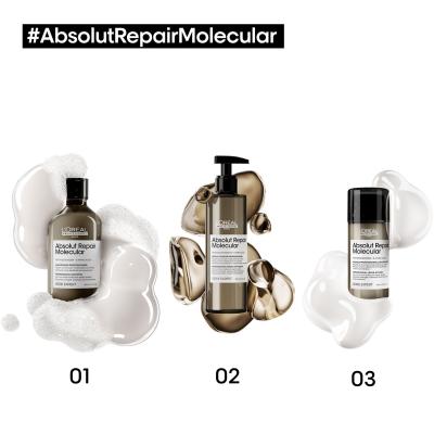 L&#039;Oréal Professionnel Absolut Repair Molecular Professional Shampoo Szampon do włosów dla kobiet 300 ml