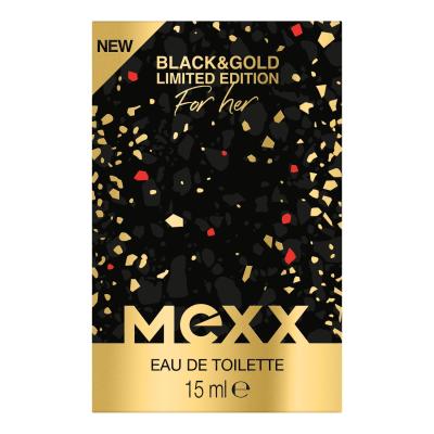 Mexx Black &amp; Gold Limited Edition Woda toaletowa dla kobiet 15 ml