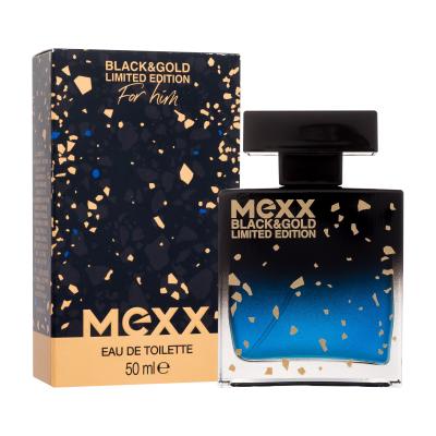 Mexx Black & Gold Limited Edition Woda toaletowa dla mężczyzn 50 ml