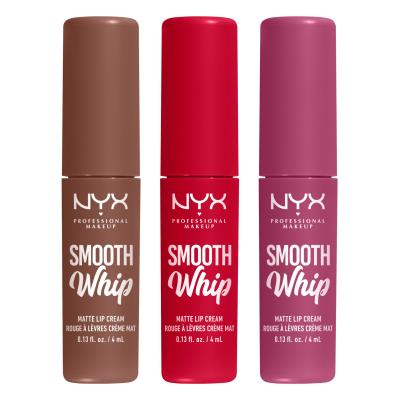 NYX Professional Makeup Fa La La L.A. Land Smooth Whip Matte Lip Cream Trio Zestaw pomadka Smooth Whip Matte Lip Cream 3 x 4 ml