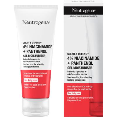 Neutrogena Clear &amp; Defend+ Gel Moisturiser Żel do twarzy 50 ml