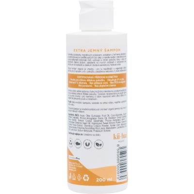 Kii-Baa Organic Baby Extra Mild Shampoo Szampon do włosów dla dzieci 200 ml