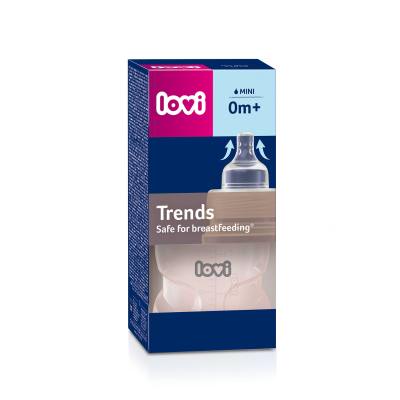 LOVI Trends Bottle 0m+ Pink Butelki dla niemowląt dla dzieci 120 ml