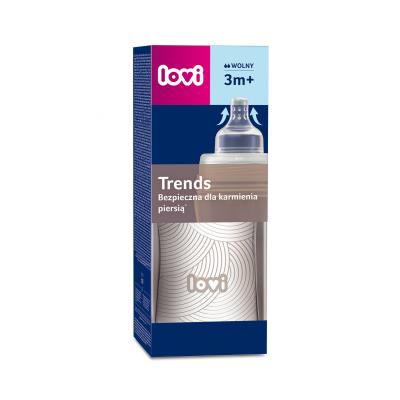 LOVI Trends Trends Bottle 3m+ Butelki dla niemowląt dla dzieci 250 ml