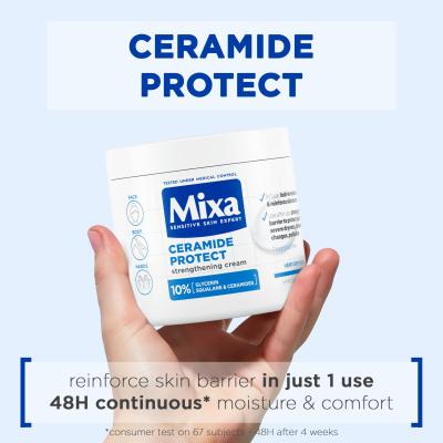 Mixa Ceramide Protect Strengthening Cream Krem do ciała dla kobiet 400 ml