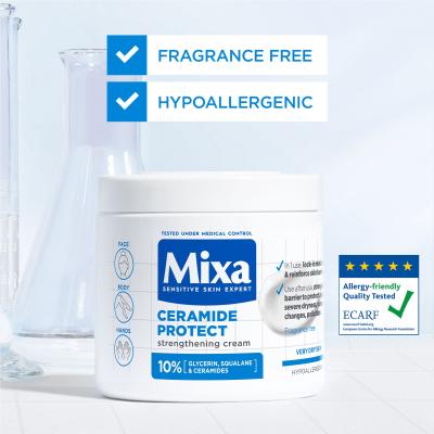 Mixa Ceramide Protect Strengthening Cream Krem do ciała dla kobiet 400 ml