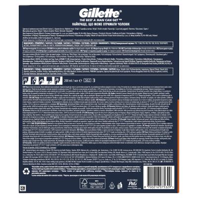 Gillette Fusion5 Zestaw maszynka do golenia Fusion5 1 sztuka + żel do golenia Fusion Shave Gel Sensitive 200 ml