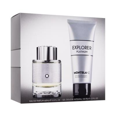 Montblanc Explorer Platinum Zestaw woda perfumowana 60 ml + żel pod prysznic 100 ml