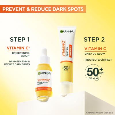 Garnier Skin Naturals Vitamin C Daily UV Invisible SPF50+ Krem do twarzy na dzień dla kobiet 40 ml