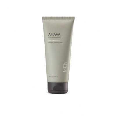 AHAVA Men Time To Energize Zestaw krem do twarzy Age Control Moisturizing Cream 50 ml + żel pod prysznic Mineral Shower Gel 100 ml + krem do rąk Mineral Hand Cream 100 ml + kosmetyczka