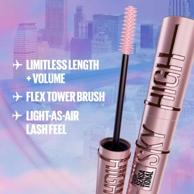 Maybelline Lash Sensational Sky High Tusz do rzęs dla kobiet 7,2 ml Odcień Pink Air