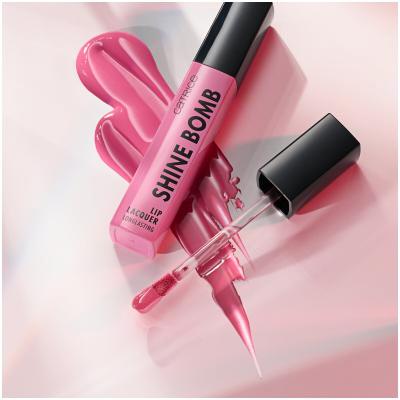 Catrice Shine Bomb Lip Lacquer Pomadka dla kobiet 3 ml Odcień 060 Pinky Promise