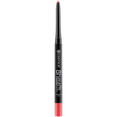 Essence 8H Matte Comfort Konturówka do ust dla kobiet 0,3 g Odcień 09 Fiery Red