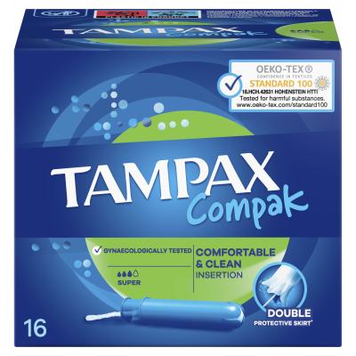 Tampax Compak Super Tampon dla kobiet Zestaw