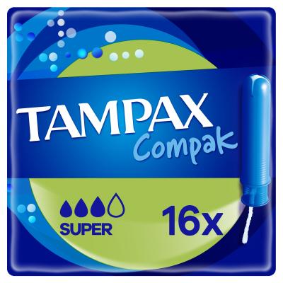 Tampax Compak Super Tampon dla kobiet Zestaw