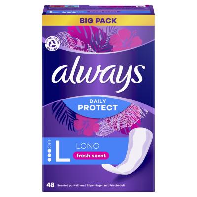 Always Daily Protect Long Fresh Scent Wkładka higieniczna dla kobiet Zestaw