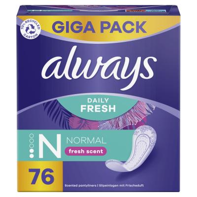 Always Daily Fresh Normal Fresh Scent Wkładka higieniczna dla kobiet Zestaw