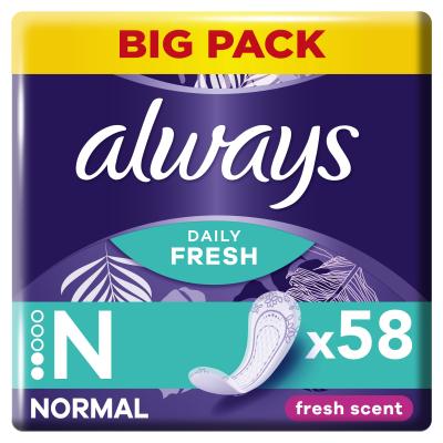 Always Daily Fresh Normal Fresh Scent Wkładka higieniczna dla kobiet Zestaw