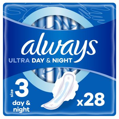 Always Ultra Day &amp; Night Podpaska dla kobiet Zestaw