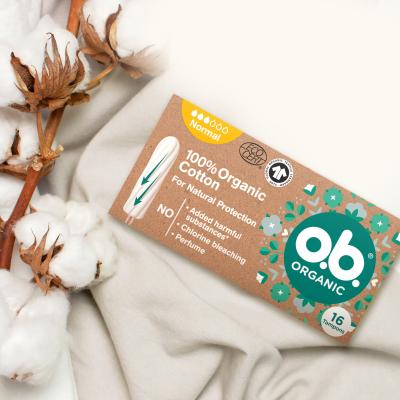 o.b. Organic Normal Tampon dla kobiet Zestaw