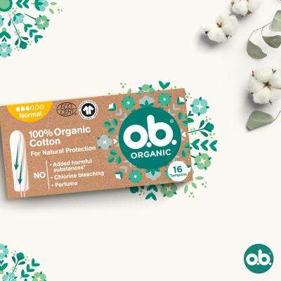 o.b. Organic Normal Tampon dla kobiet Zestaw