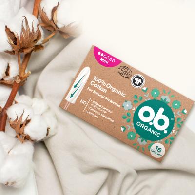 o.b. Organic Mini Tampon dla kobiet Zestaw