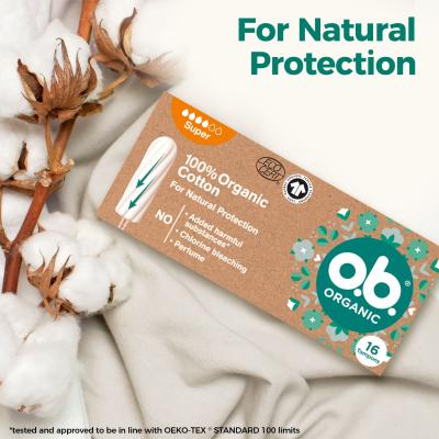 o.b. Organic Super Tampon dla kobiet Zestaw