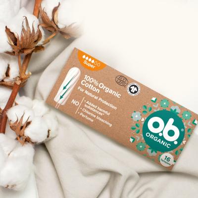 o.b. Organic Super Tampon dla kobiet Zestaw