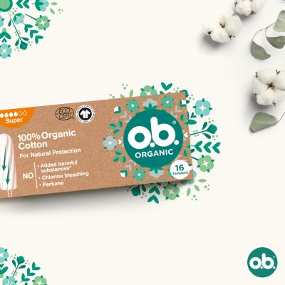 o.b. Organic Super Tampon dla kobiet Zestaw