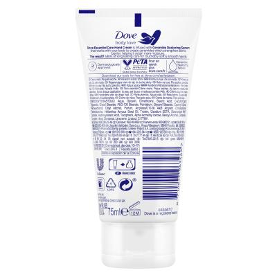 Dove Body Love Essential Care Hand Cream Krem do rąk dla kobiet 75 ml