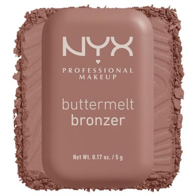 NYX Professional Makeup Buttermelt Bronzer Bronzer dla kobiet 5 g Odcień 02 All Buttad Up