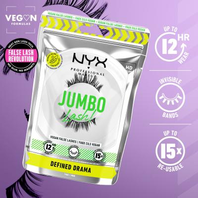 NYX Professional Makeup Jumbo Lash! Defined Drama Sztuczne rzęsy dla kobiet 1 szt