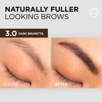 L&#039;Oréal Paris Brow Color Semi-Permanent Eyebrow Tint Farba do brwi dla kobiet 1 szt Odcień 3.0 Dark Brunette