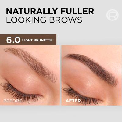 L&#039;Oréal Paris Brow Color Semi-Permanent Eyebrow Tint Farba do brwi dla kobiet 1 szt Odcień 6.0 Light Brunette