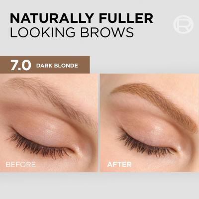 L&#039;Oréal Paris Brow Color Semi-Permanent Eyebrow Tint Farba do brwi dla kobiet 1 szt Odcień 7.0 Dark Blond