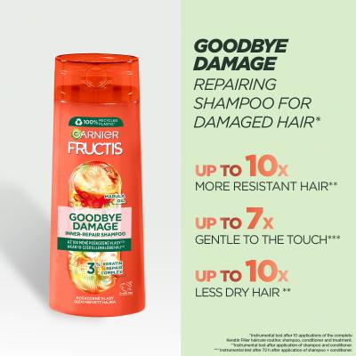 Garnier Fructis Goodbye Damage Repairing Shampoo Szampon do włosów dla kobiet 250 ml