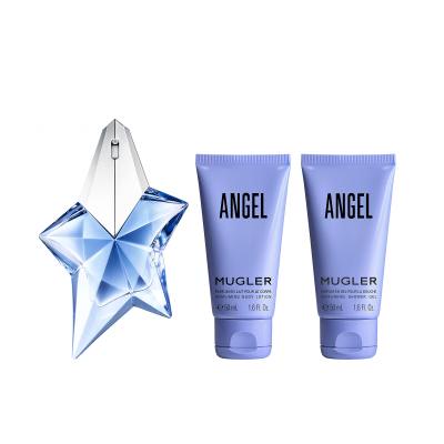 Mugler Angel SET2 Zestaw woda perfumowana 25 ml + mleczko do ciała 50 ml + żel pod prysznic 50 ml