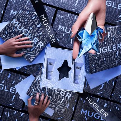 Mugler Angel SET2 Zestaw woda perfumowana 25 ml + mleczko do ciała 50 ml + żel pod prysznic 50 ml