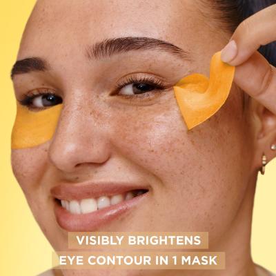 Garnier Skin Naturals Vitamin C Brightening Eye Mask Maseczka na okolice oczu dla kobiet 1 szt