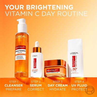 L&#039;Oréal Paris Revitalift Vitamin C Brightening Cream Krem do twarzy na dzień dla kobiet 50 ml