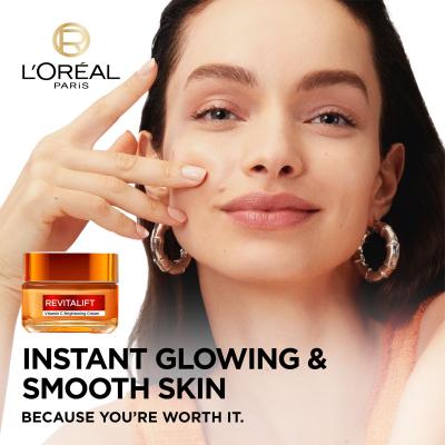 L&#039;Oréal Paris Revitalift Vitamin C Brightening Cream Krem do twarzy na dzień dla kobiet 50 ml