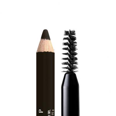 NYX Professional Makeup Powder Louder Brow Pencil Kredka do brwi dla kobiet 1,15 g Odcień 09 Black