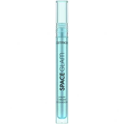 Catrice Space Glam Liquid Chrome Eyeshadow Cienie do powiek dla kobiet 2,2 ml Odcień 010 Milky Way