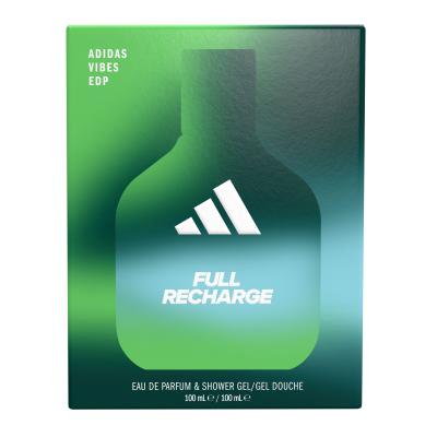 Adidas Vibes Full Recharge Zestaw woda perfumowana 100 ml + żel pod prysznic 100 ml