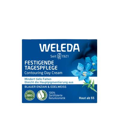 Weleda Blue Gentian &amp; Edelweiss Contouring Day Cream Krem do twarzy na dzień dla kobiet 40 ml