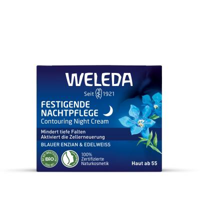 Weleda Blue Gentian &amp; Edelweiss Contouring Night Cream Krem na noc dla kobiet 40 ml