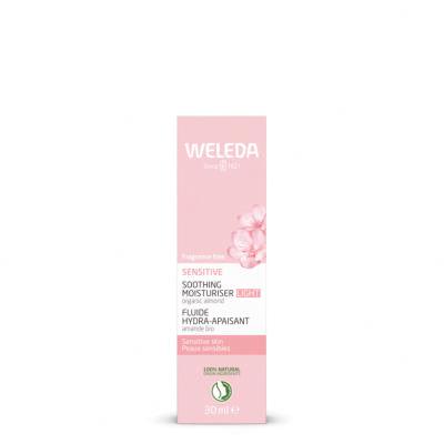 Weleda Sensitive Soothing Moisturiser Light Krem do twarzy na dzień dla kobiet 30 ml