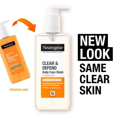 Neutrogena Clear &amp; Defend Daily Face Wash Żel oczyszczający 200 ml