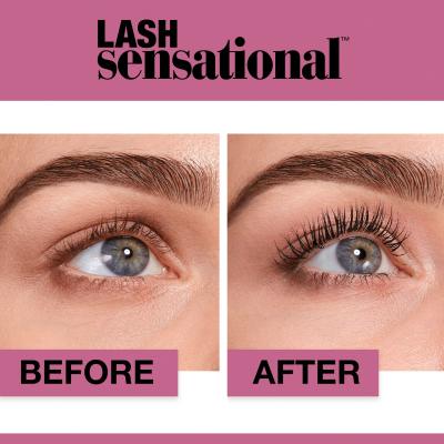 Maybelline Lash Sensational Waterproof Tusz do rzęs dla kobiet 9,4 ml Odcień Very Black