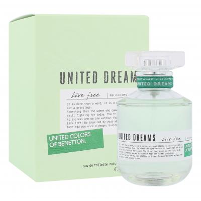 Benetton United Dreams Live Free Woda toaletowa dla kobiet 80 ml